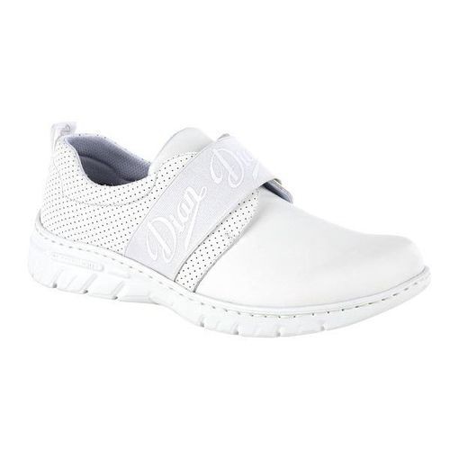 White Dian Siena Plain Dian Siena Comfortable Work Shoes