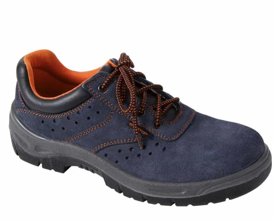 zapato seguridad piel SAFETOP INCIO S1P+SRC color gris